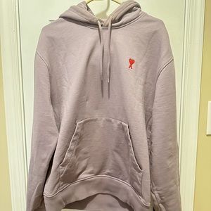Ami Purple Sweater with Relaxed Fit